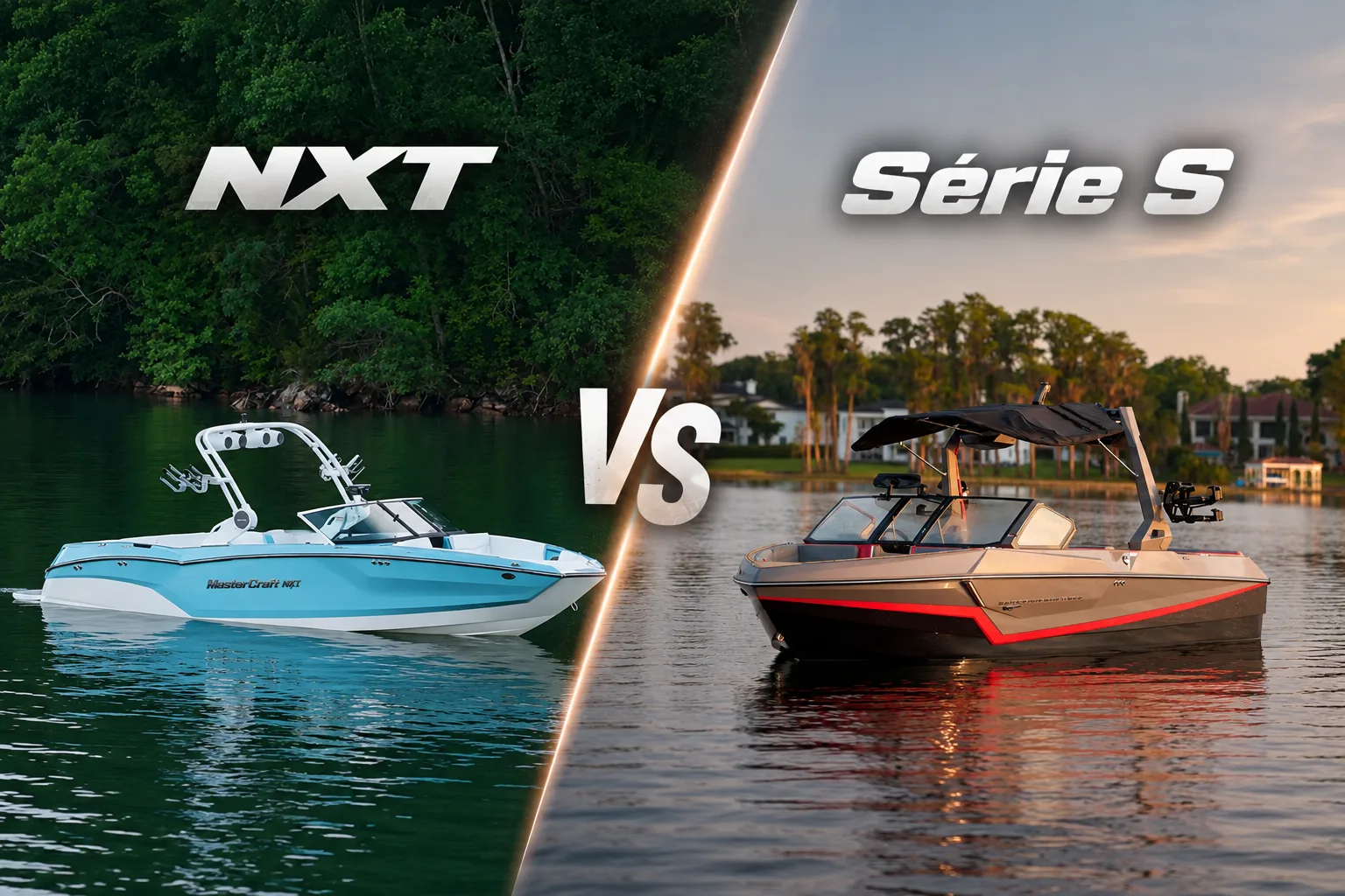 MasterCraft NXT ou Nautique S : quel premier wakeboat choisir ?